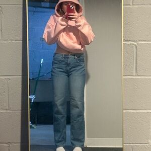 American Eagle Outfitters Light Blue Straight Leg Jeans